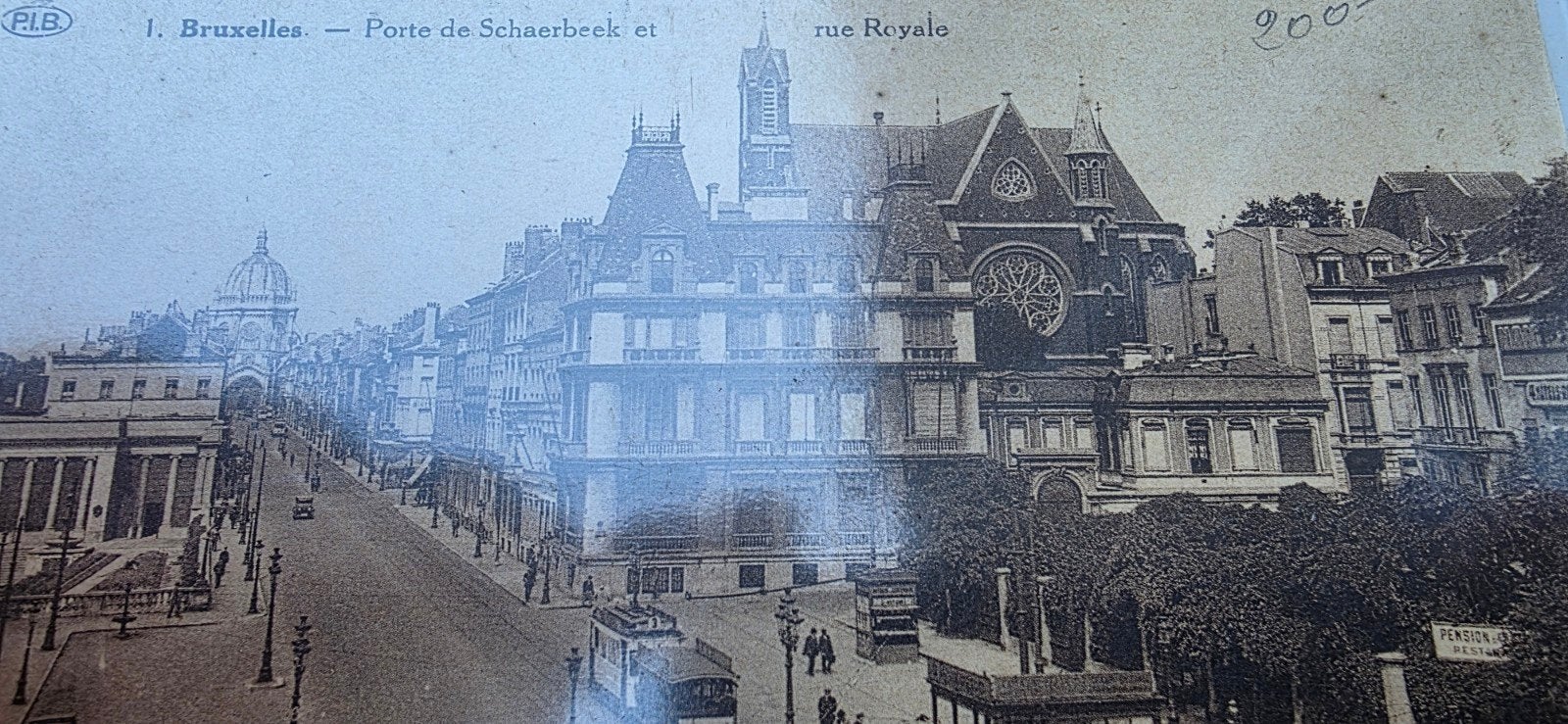 Une ancienne carte postale Bruxelles, Collections, Enlèvement ou Envoi
