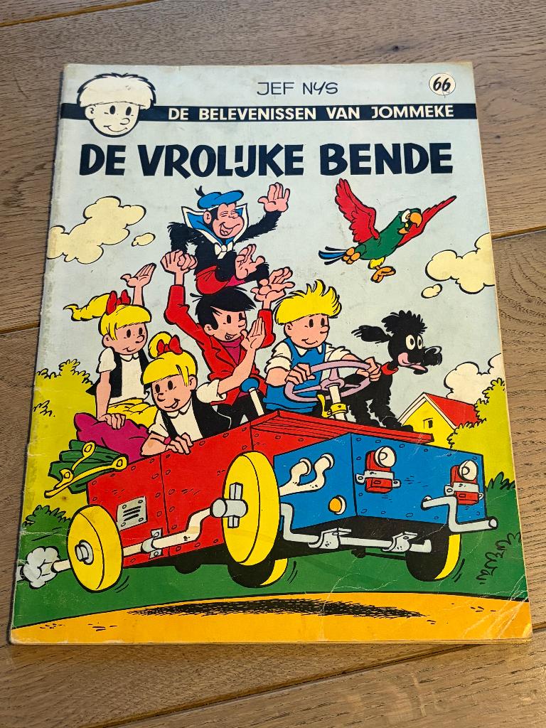 Jommeke - 66 - De vrolijke bende, Boeken, Eén stripboek, Ophalen of Verzenden, Gelezen, Jef Nys.
