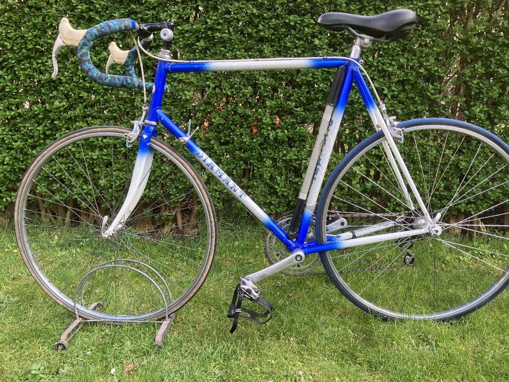 Retro racefiets Diamant, Fietsen en Brommers, 28 inch, Gebruikt, 10 tot 15 versnellingen, Velgrem