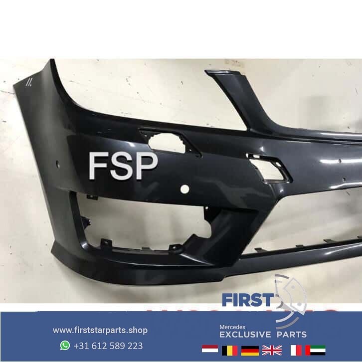 W204 AMG Voorbumper Mercedes C Klasse 2007-2011 zwart wit gr, Autos : Pièces & Accessoires, Carrosserie & Tôlerie, Utilisé, -