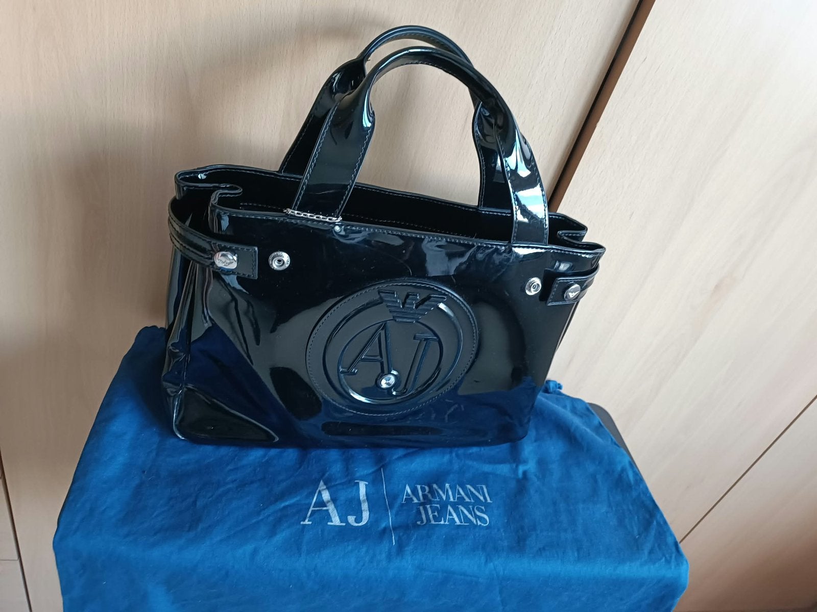 Sac à main Armani Jeans, Handtassen en Accessoires, Ophalen, Zo goed als nieuw, Zwart, Handtas