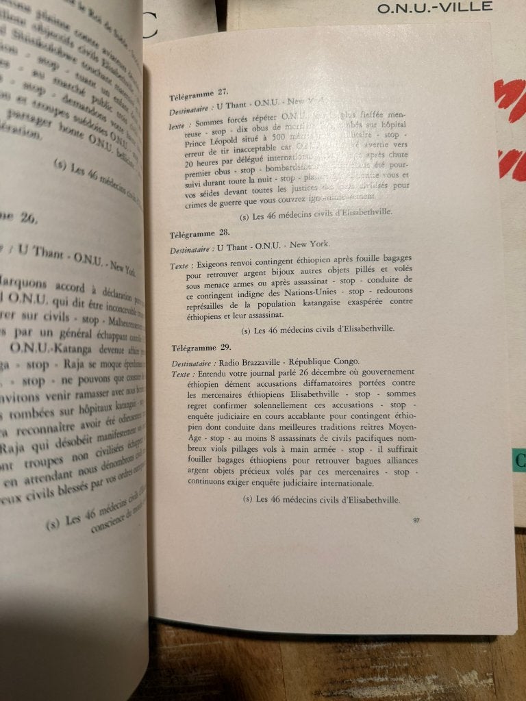 3 livres sur l'histoire du Katanga, Livres, Enlèvement ou Envoi, 20e siècle ou après, Utilisé, Afrique