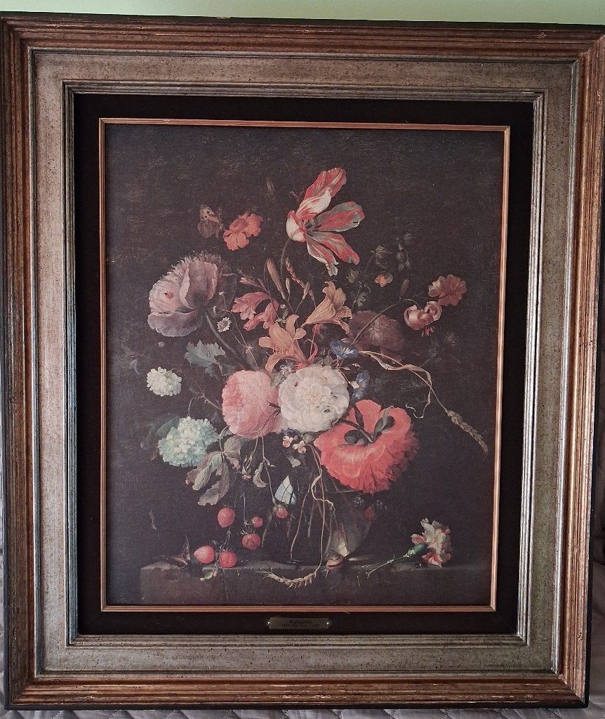 Peinture encadrée, Peinture à l'huile, Enlèvement, Toile, Encadré