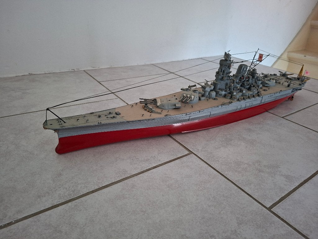 Maquette statique cuirassé japonais Yamato – Grande taille –, Enlèvement, Utilisé, 1:32 à 1:50, Autres marques