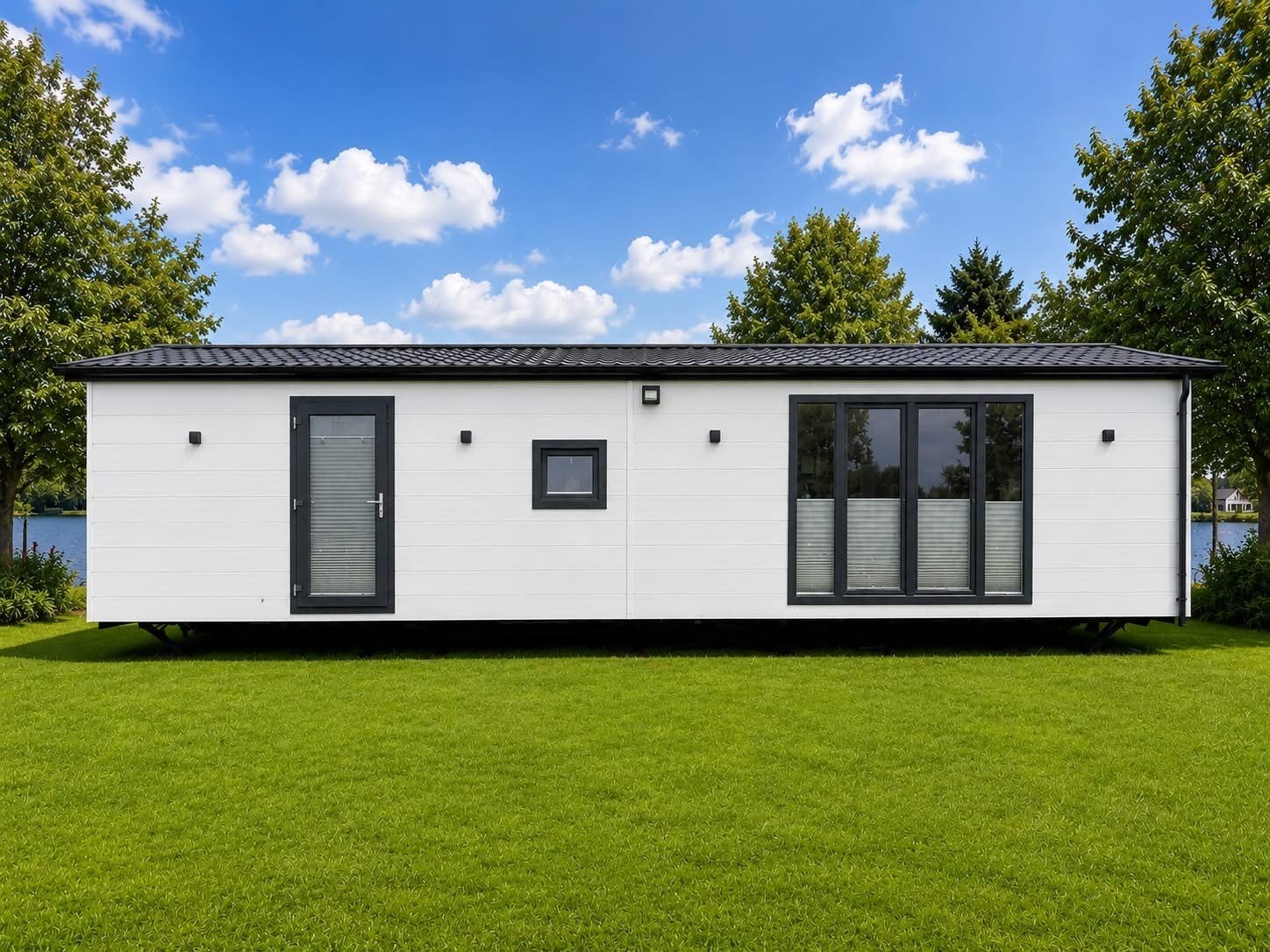 chalet, stacaravan tekoop, Caravans en Kamperen, Stacaravans, tot en met 2, Ophalen