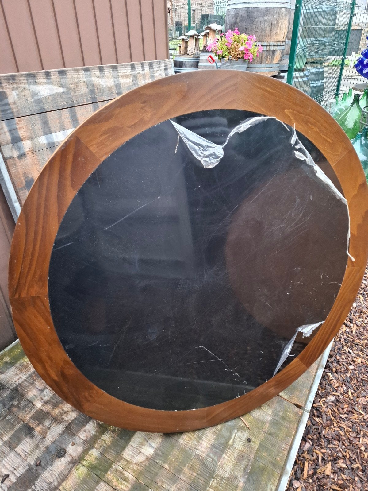Zwaar tafelblad met inlegstuk! nooit gebruikt ! 130cm, Huis en Inrichting, Ophalen, Tafelblad