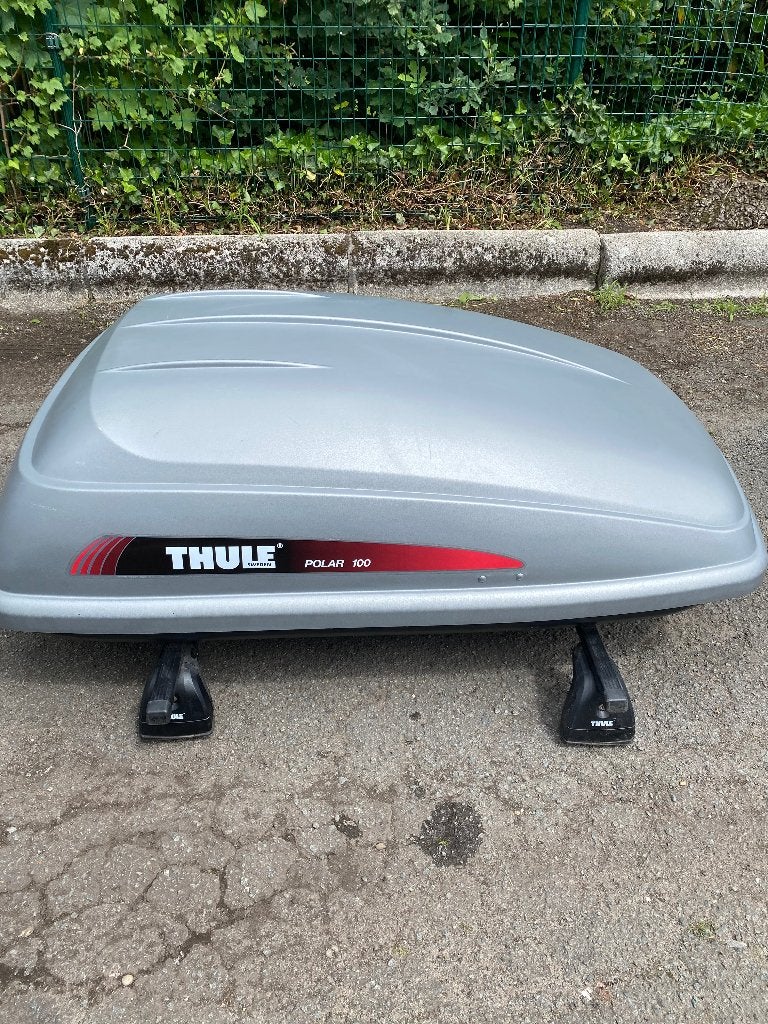 Thule 100 dakkoffer in goede gebruikte staat, Auto diversen, Dakkoffers, Ophalen, Gebruikt