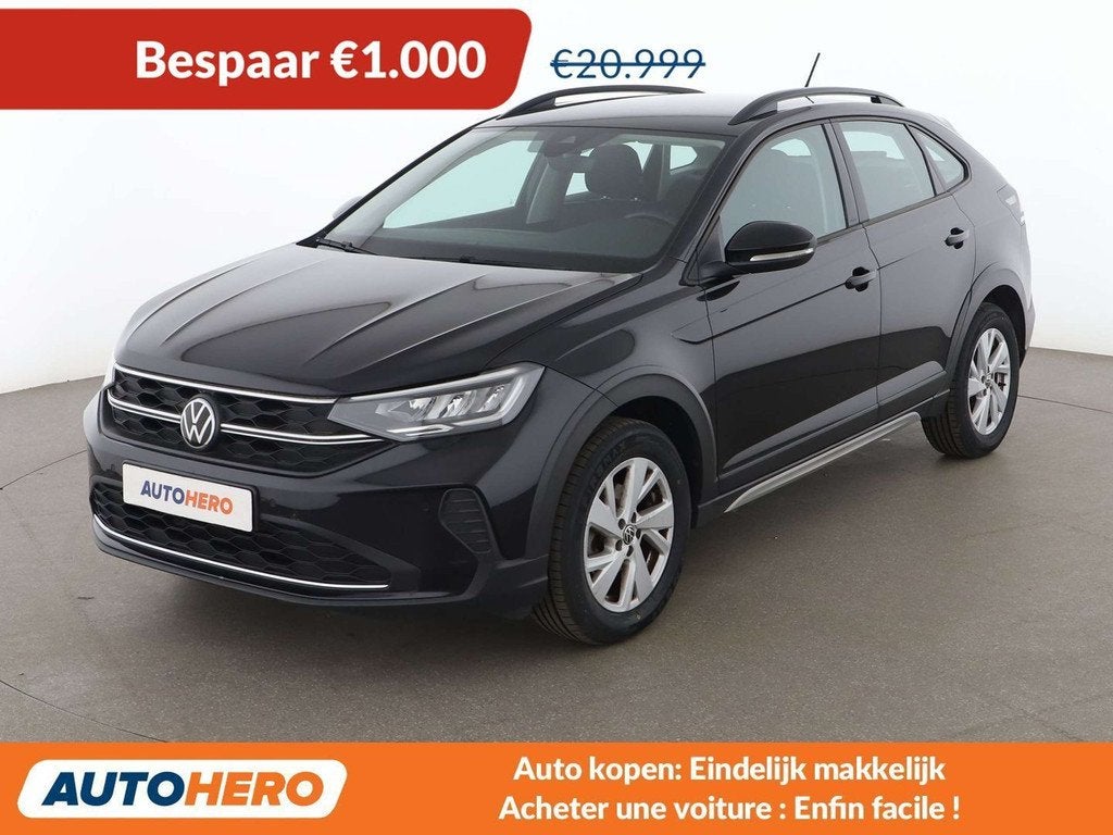 Volkswagen Taigo 1.0 TSI Life (bj 2022, automaat), Auto's, Stof, Gebruikt, Zwart, 5 zetels