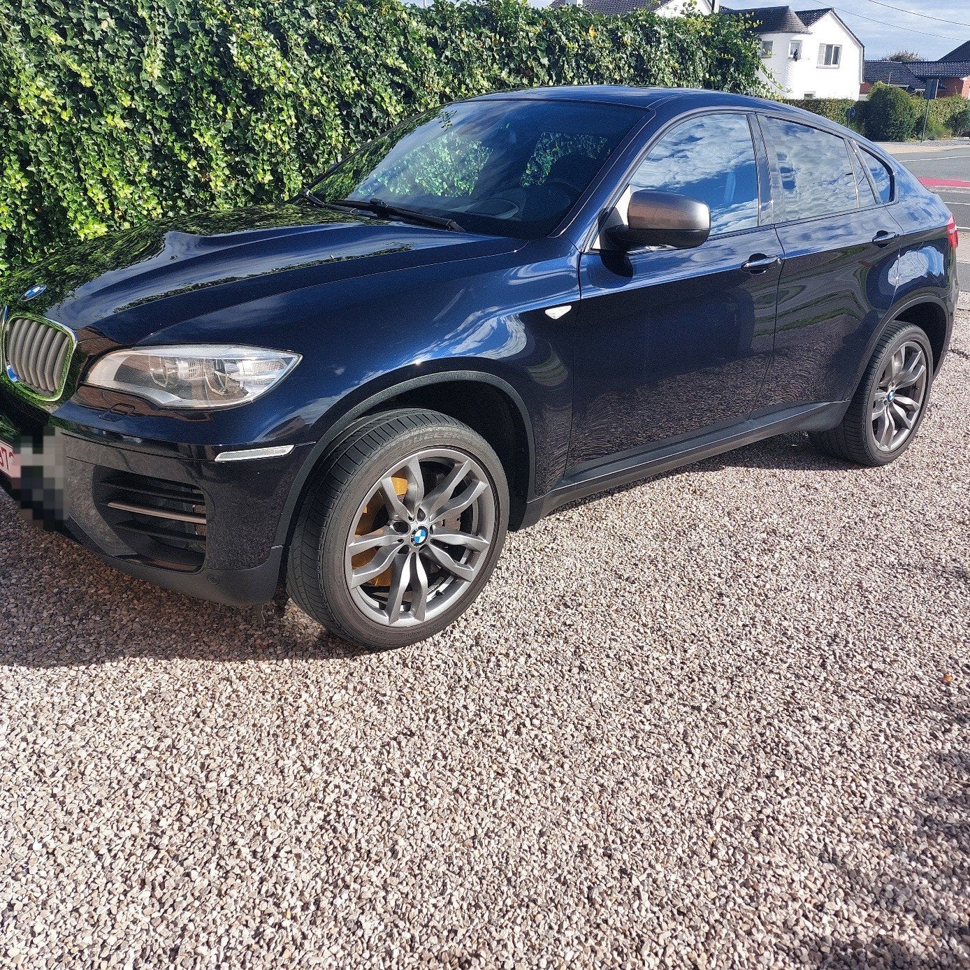 bmw x6 m50d, Auto's, Automaat, Euro 5, Zwart, Head-up Display