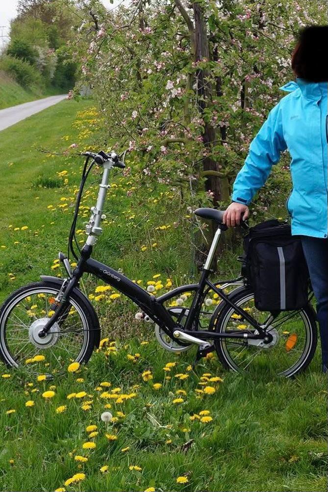 Mooie, goed onderhouden plooifiets, Fietsen en Brommers, Fietsen | Vouwfietsen, Ophalen, Zo goed als nieuw, Versnellingen