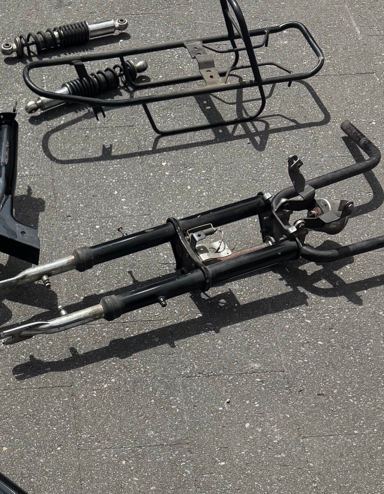 Voorvork honda camino custom maar 2900km gereden, Fietsen en Brommers, Ophalen of Verzenden, Zo goed als nieuw