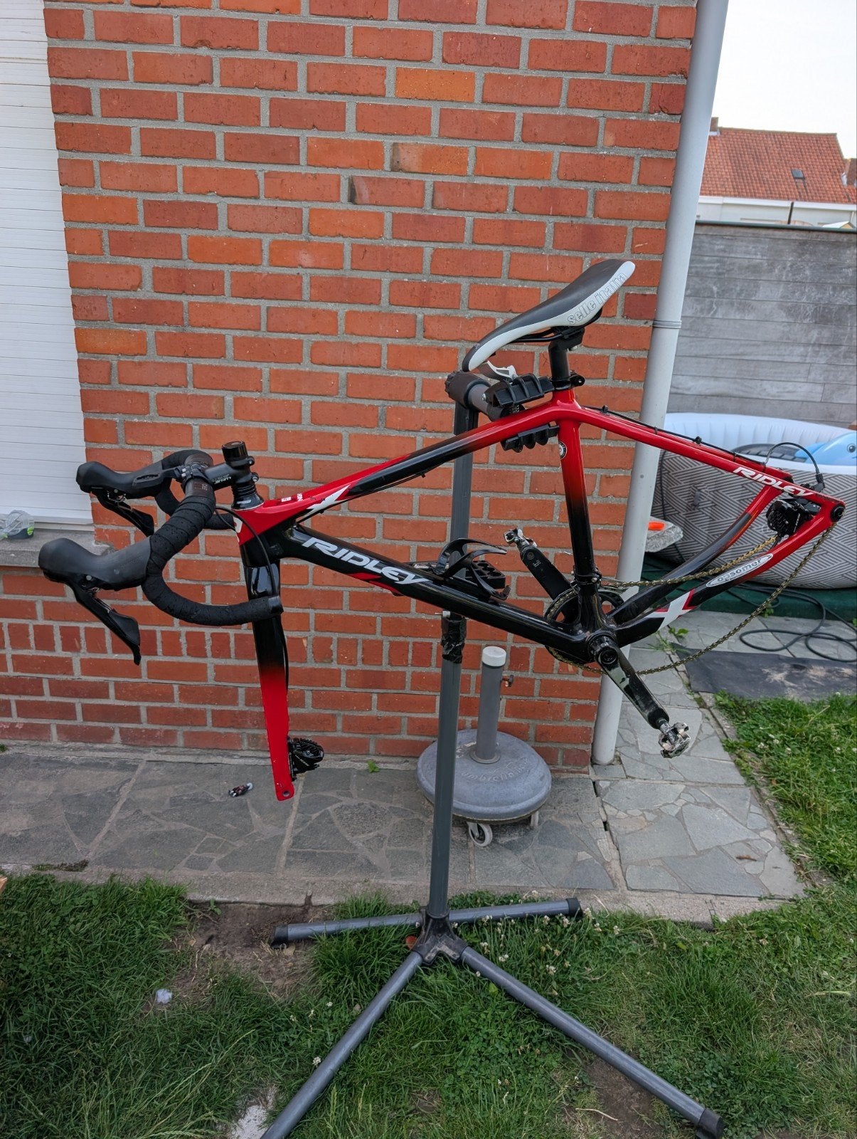 Prachtige carbon koersfiets crossfiets, Ophalen, Carbon