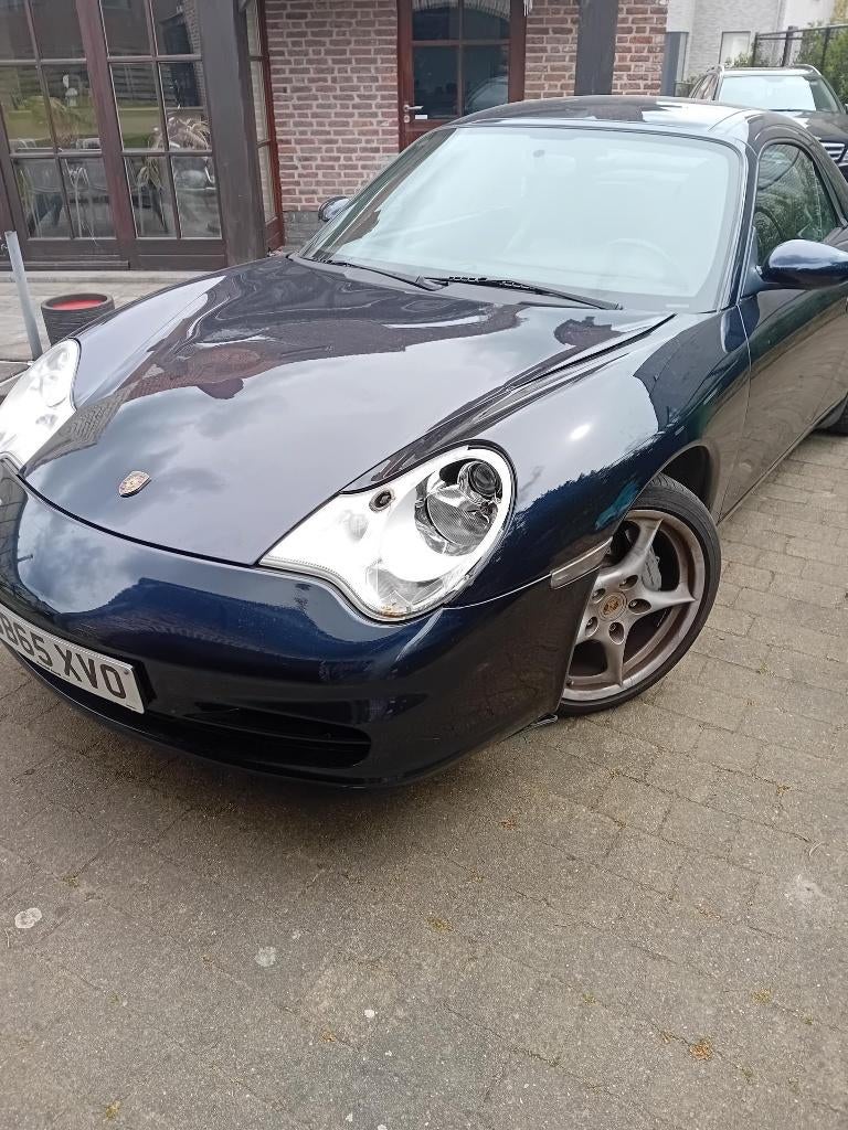 Porsche carrera 996 cabrio, Auto's, Porsche, Cabriolet, Blauw, Particulier, 6 cilinders