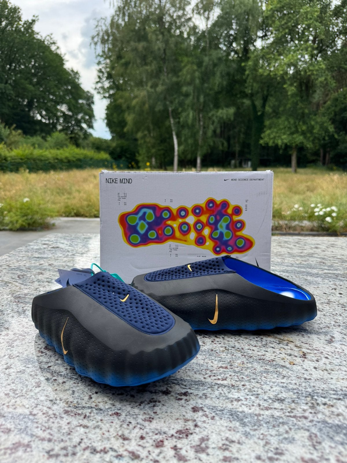 Nike Mind 001 Slide “Blackened Blue Game Royal” Men, Kleding | Heren, Schoenen, Slippers, Overige kleuren, Nieuw, Ophalen of Verzenden