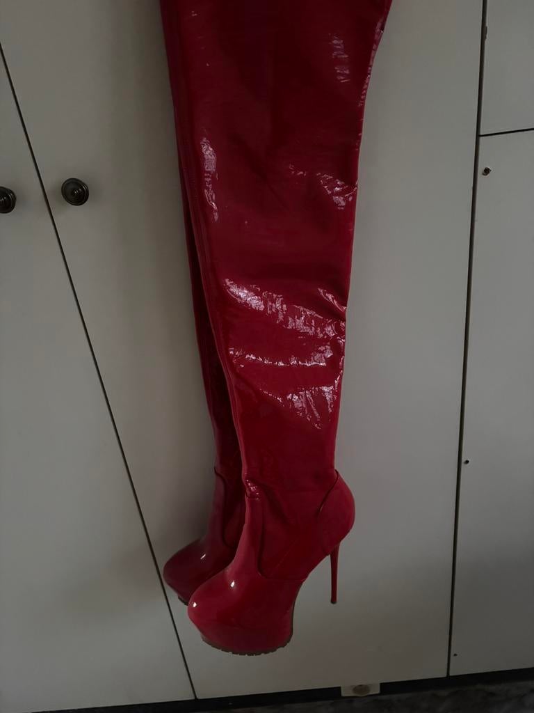 Giaro high heels, Kleding | Dames, Ophalen of Verzenden, Zo goed als nieuw, Schoenen met hoge hakken, Rood