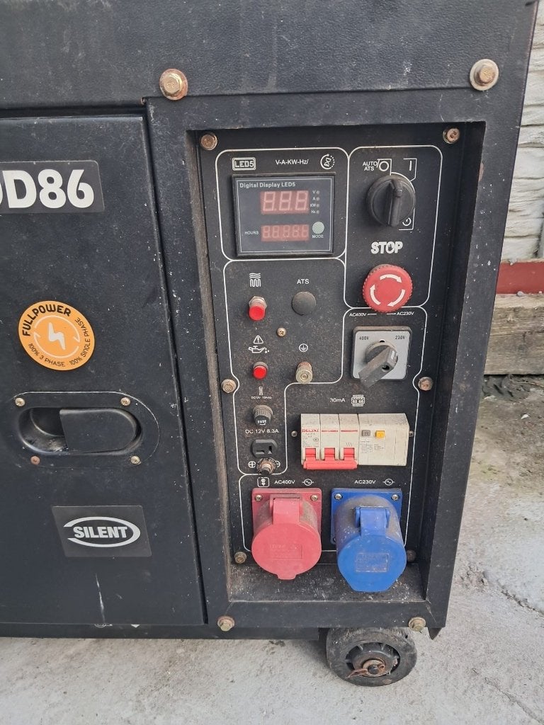 Stroomgroep, Doe-het-zelf en Bouw, Aggregaten, Ophalen, Gebruikt, Elektrisch startend, Dieselolie