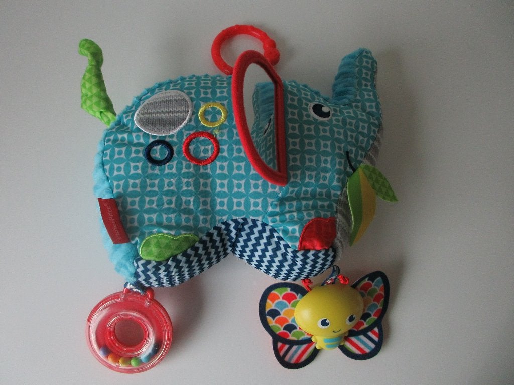 Fisher Price parkhanger olifant, Ophalen of Verzenden, Zo goed als nieuw, Met geluid