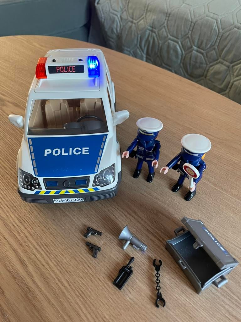 Playmobil voiture de police, Ophalen of Verzenden, Zo goed als nieuw