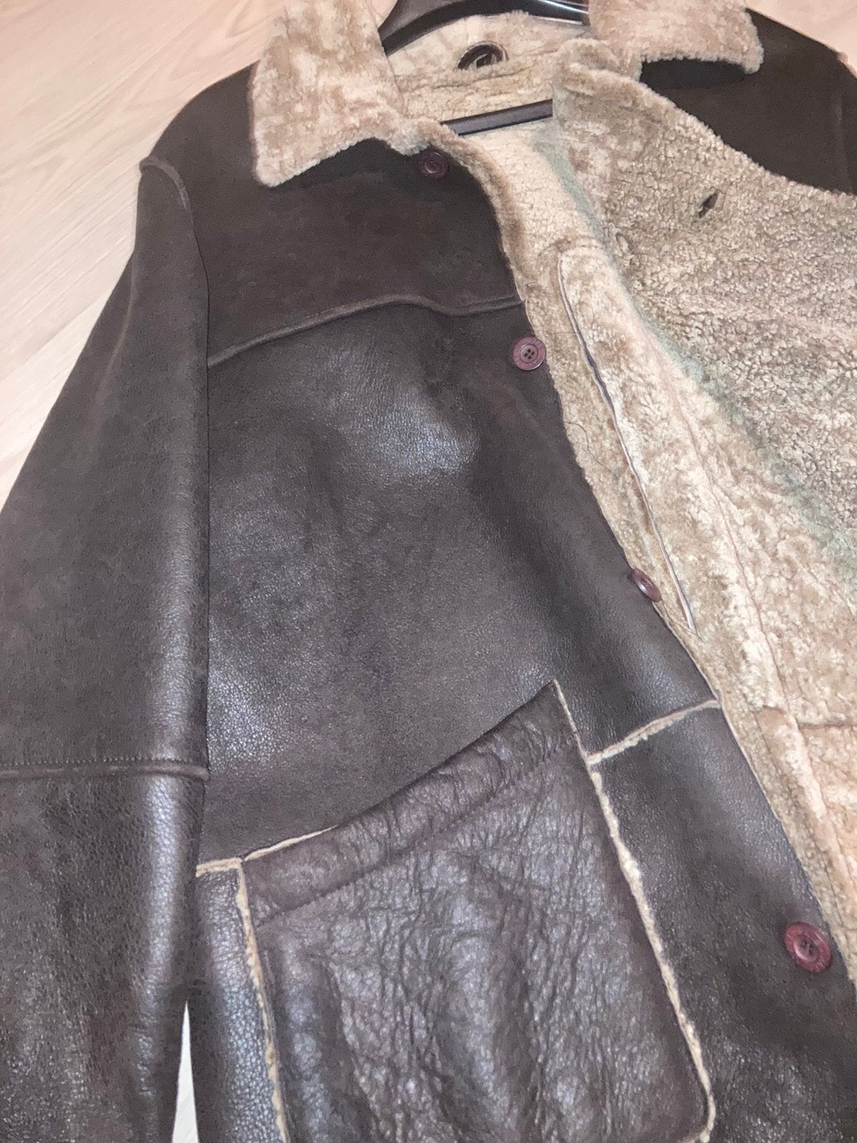 Unieke Pall Mall Export (PME Legend) Lammy coat, Kleding | Heren, Jassen | Winter, Ophalen, Gedragen, Maat 52/54 (L), Bruin