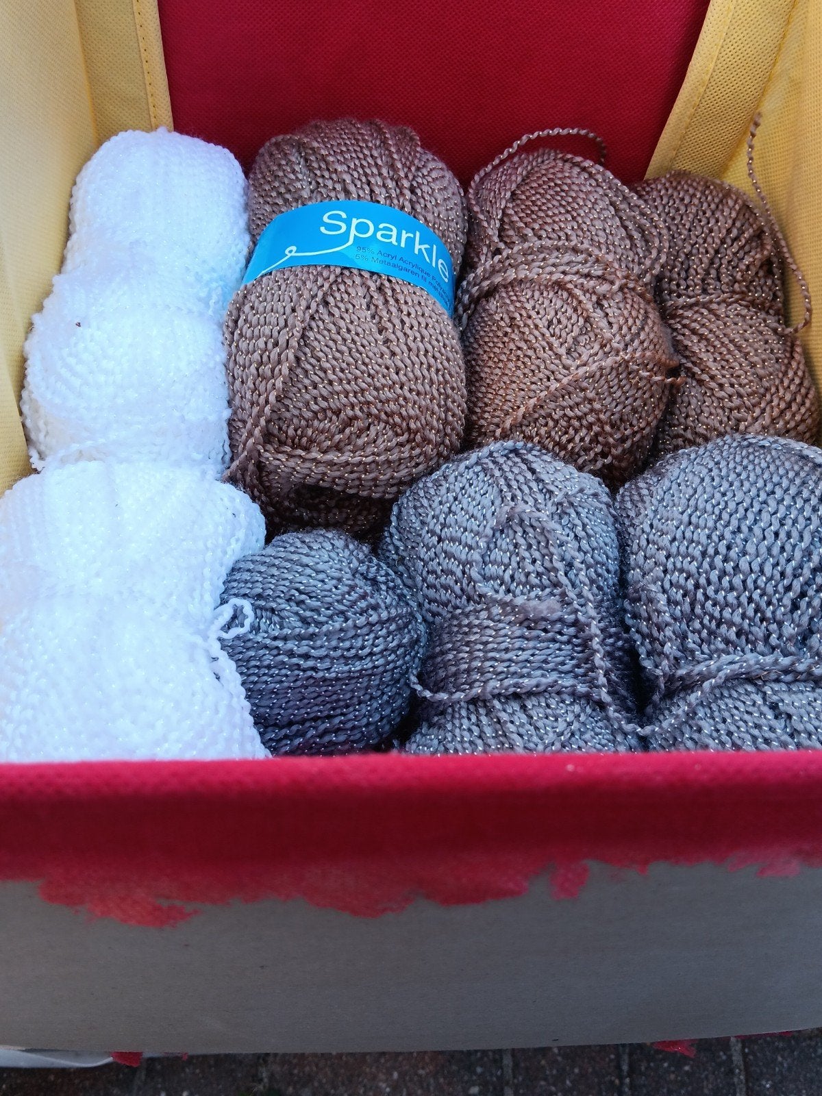 restant "sparkle" wol zeeman, Hobby & Loisirs créatifs, Tricot & Crochet, Enlèvement