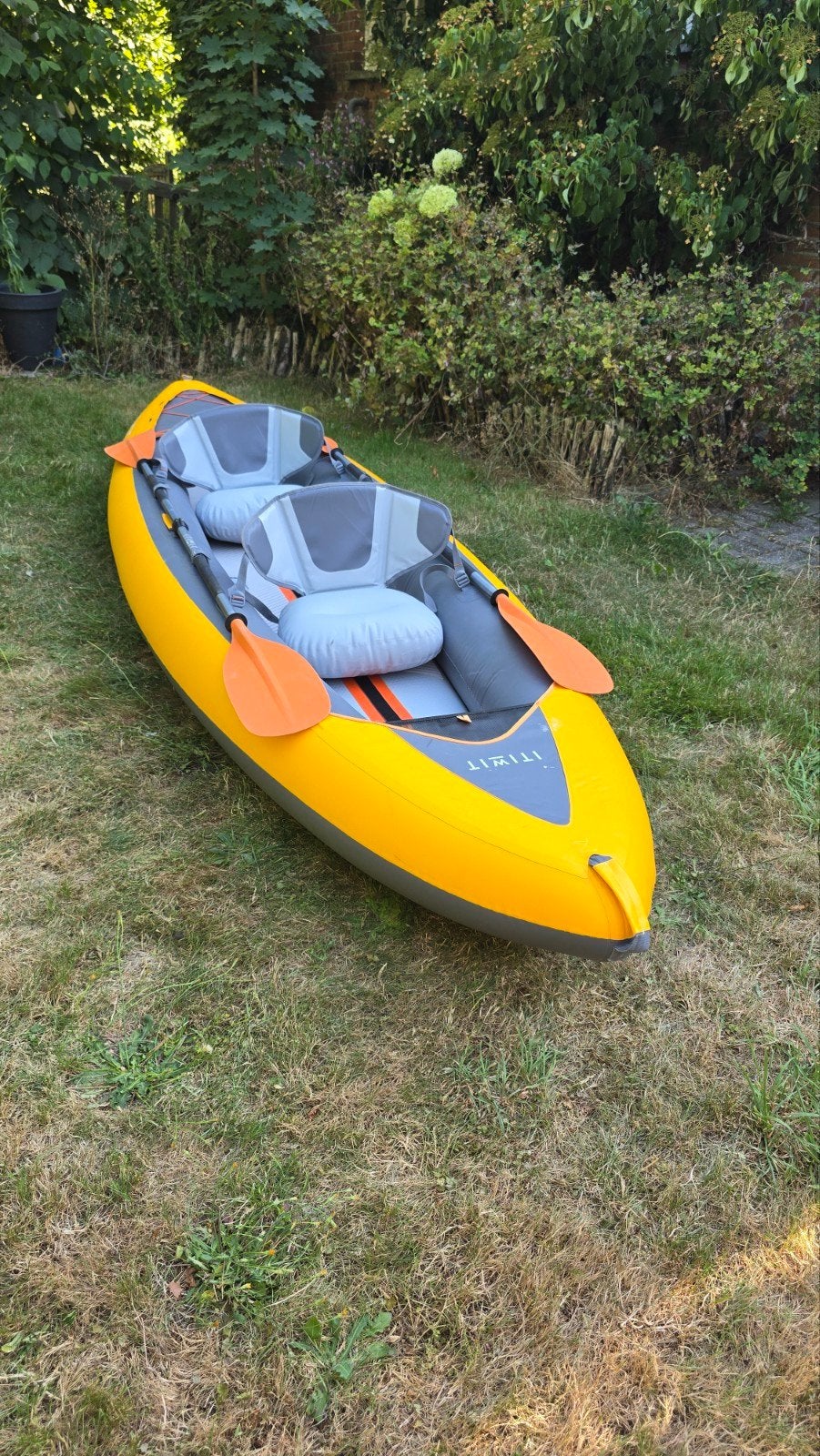 itiwit opblaasbare kayak 2 personen, Watersport en Boten, Ophalen, Opblaasbaar, Zo goed als nieuw, 2-persoons
