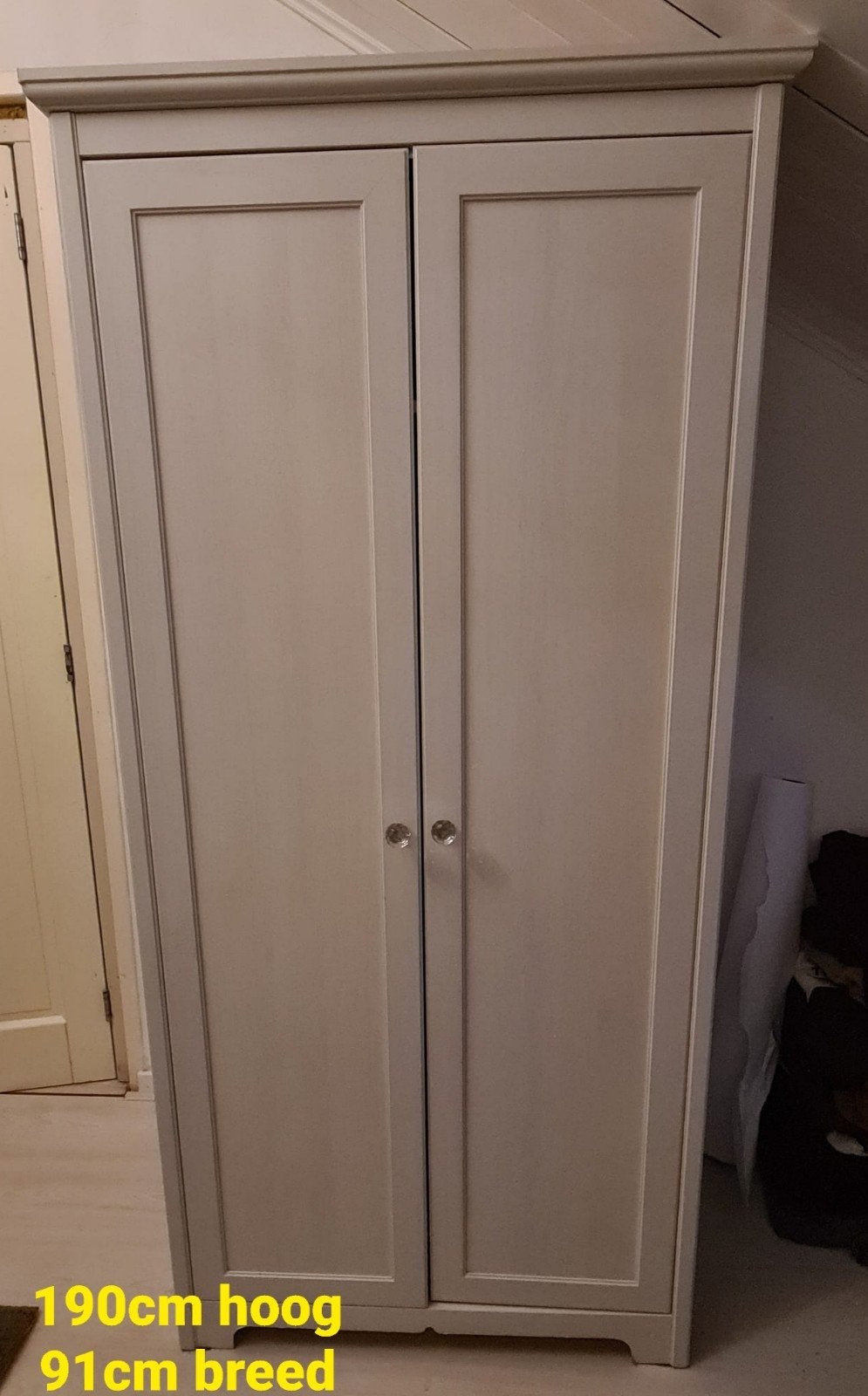 kleerkast, Landelijk, 50 à 100 cm, Avec porte(s), Autres essences de bois