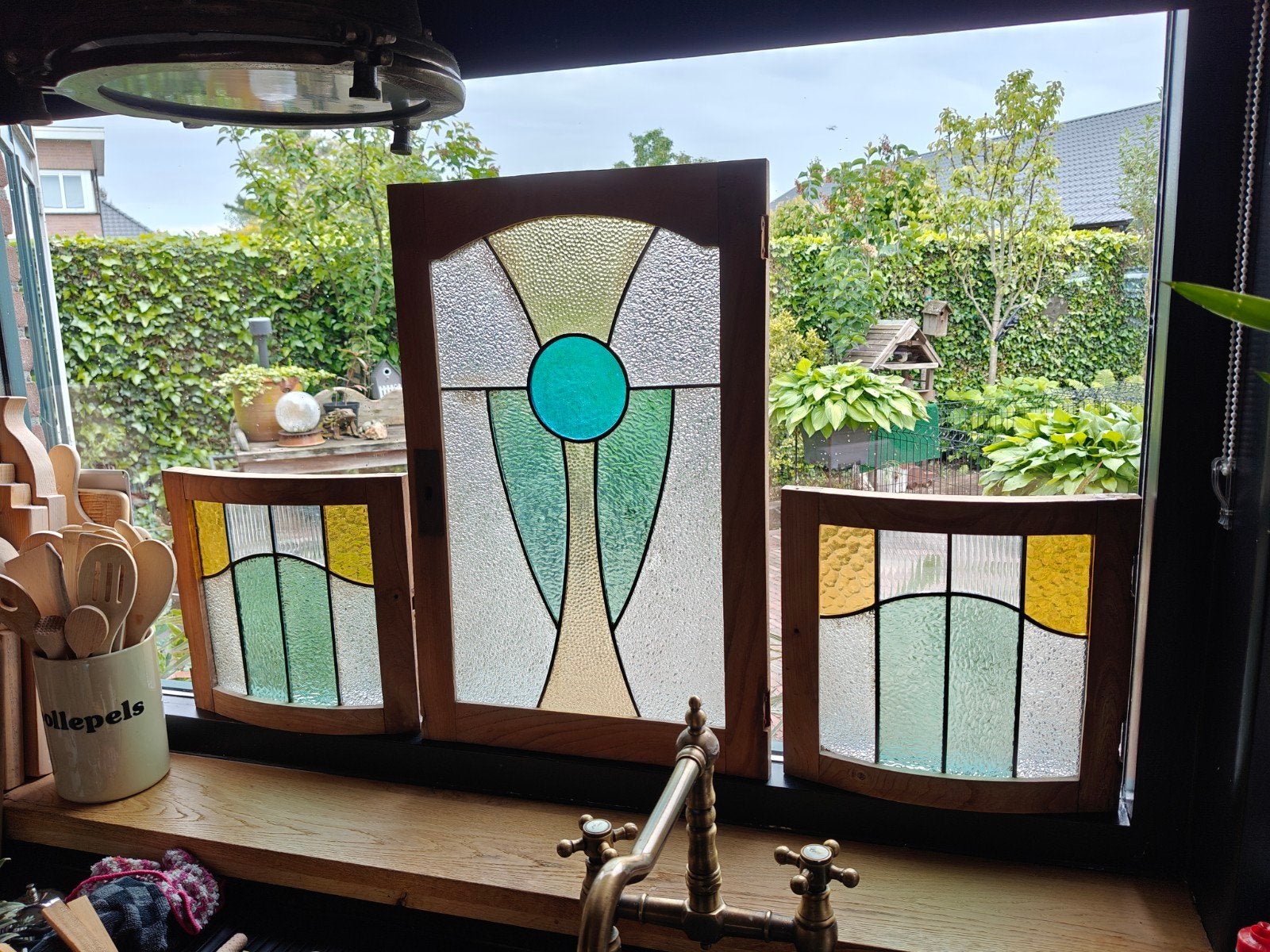Glas in lood ramen, Enlèvement