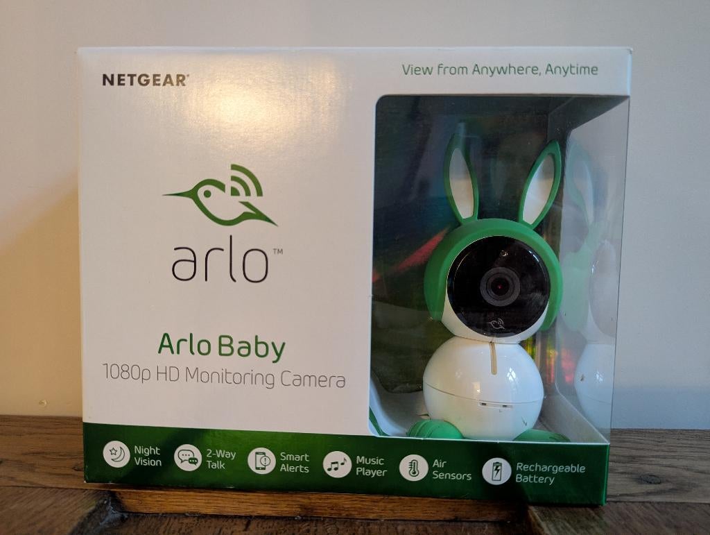 Arlo baby - Camera Babyphone, Enfants & Bébés, Babyphones, Enlèvement, Comme neuf, 250 mètres ou plus, Caméra