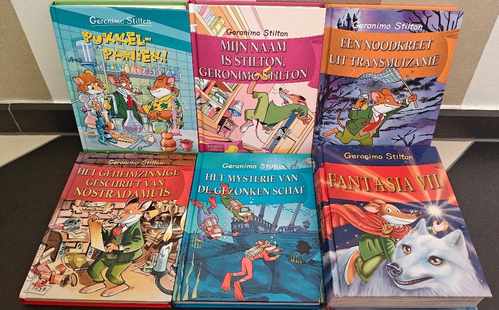 Pakket jeugdboeken kinderboeken Geronimo Stilton, Boeken, Ophalen of Verzenden, Gelezen, Geronimo Stilton