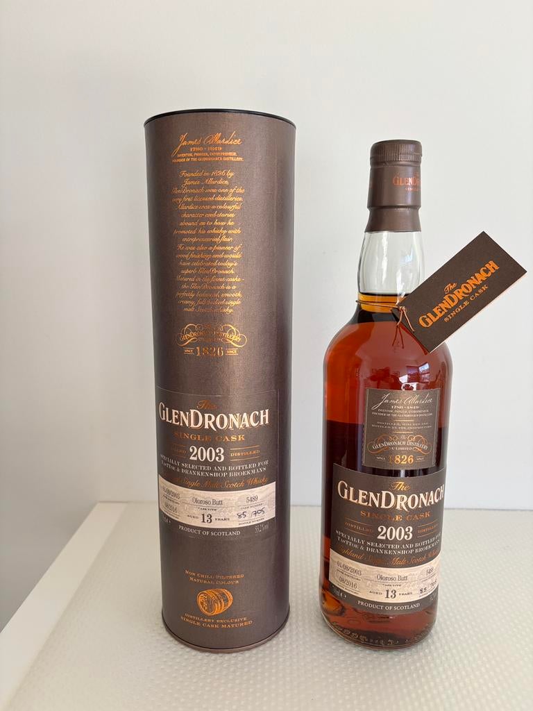 Glendronach 2003 Single cask, Collections, Vins, Enlèvement ou Envoi, Neuf