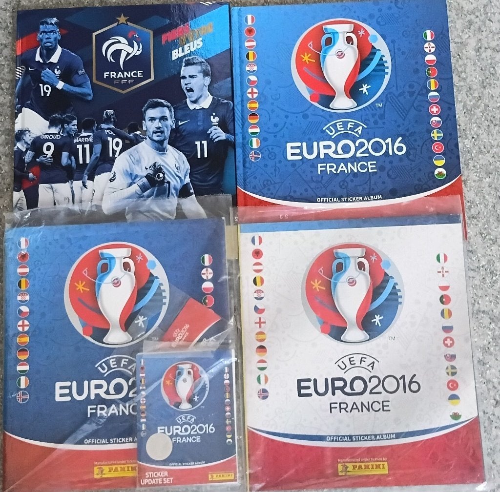 Panini EK 2016 vier albums, Ophalen of Verzenden