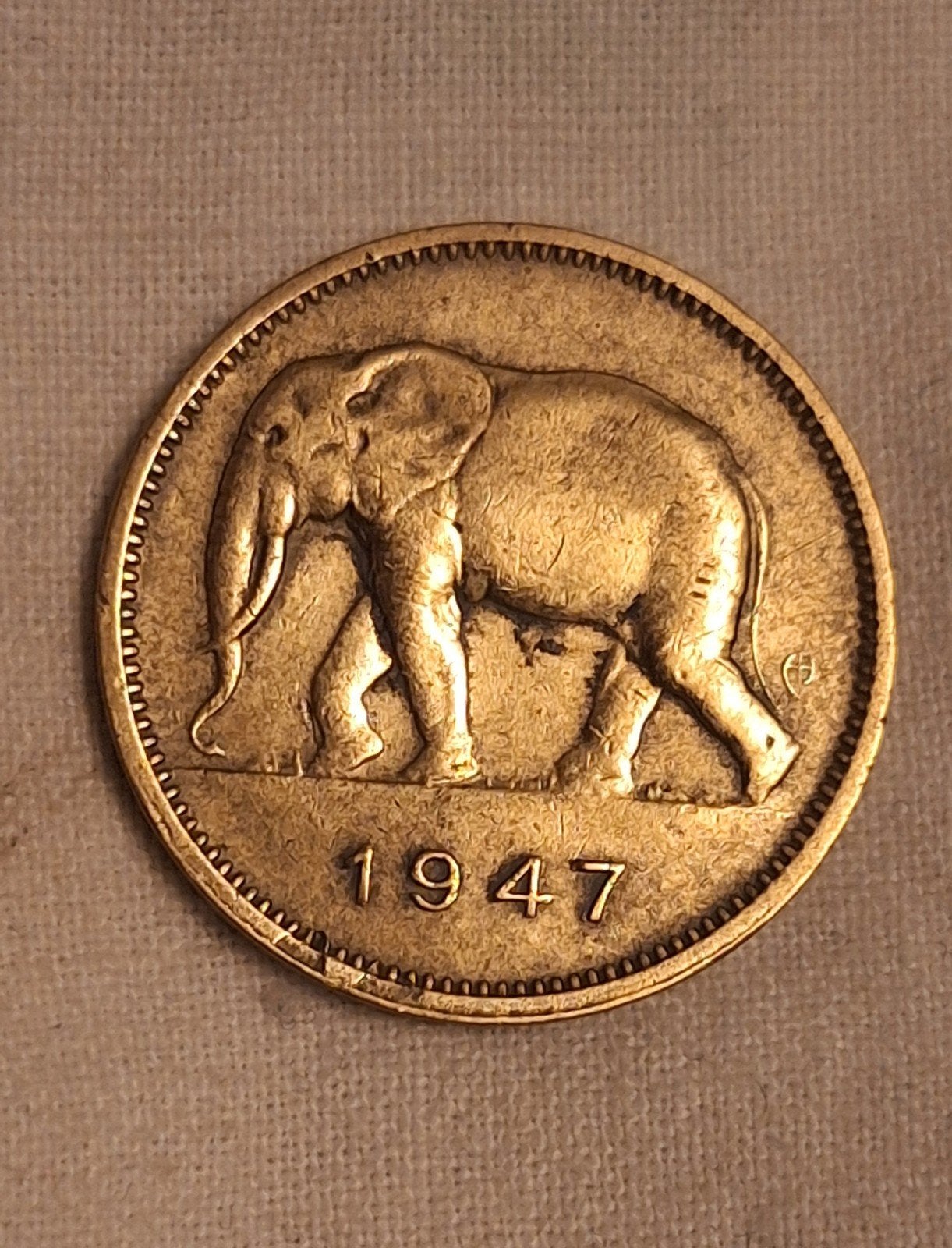 Kavel Belgisch-Congo Munten – Olifant (1944 - 1949), Verzenden