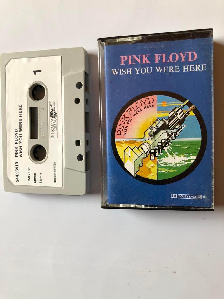 Pink Floyd: wish you were here (1978; cassette), Verzenden, Zo goed als nieuw