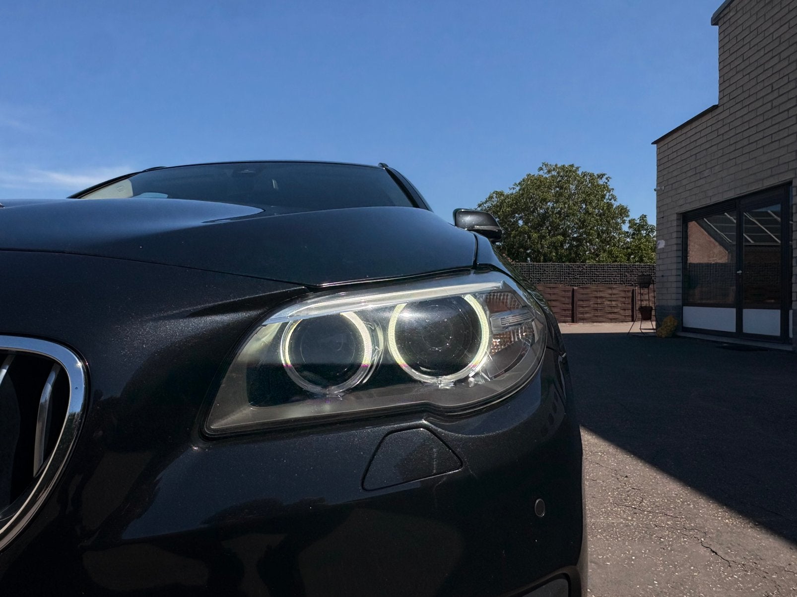 BMW 520D FULL OPTION | AUTOMAAT | 140 kW  | 170.924 KM, Auto's, Automaat, Euro 6, Zwart, Leder