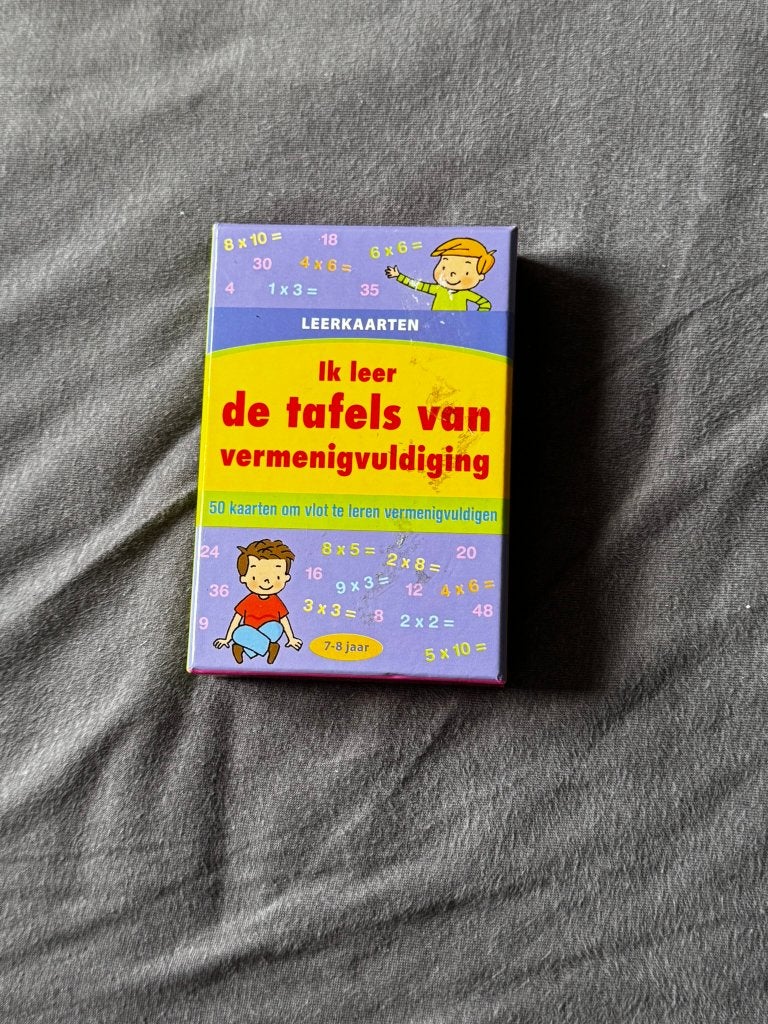 210. Kind - Leerkaarten - Tafels van vermenigvuldiging, Kinderen en Baby's, Ophalen of Verzenden, Nieuw, Ontdekken