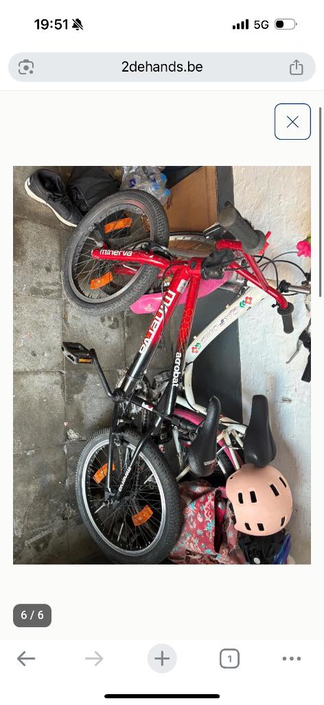 Bmx, Ophalen, Gebruikt