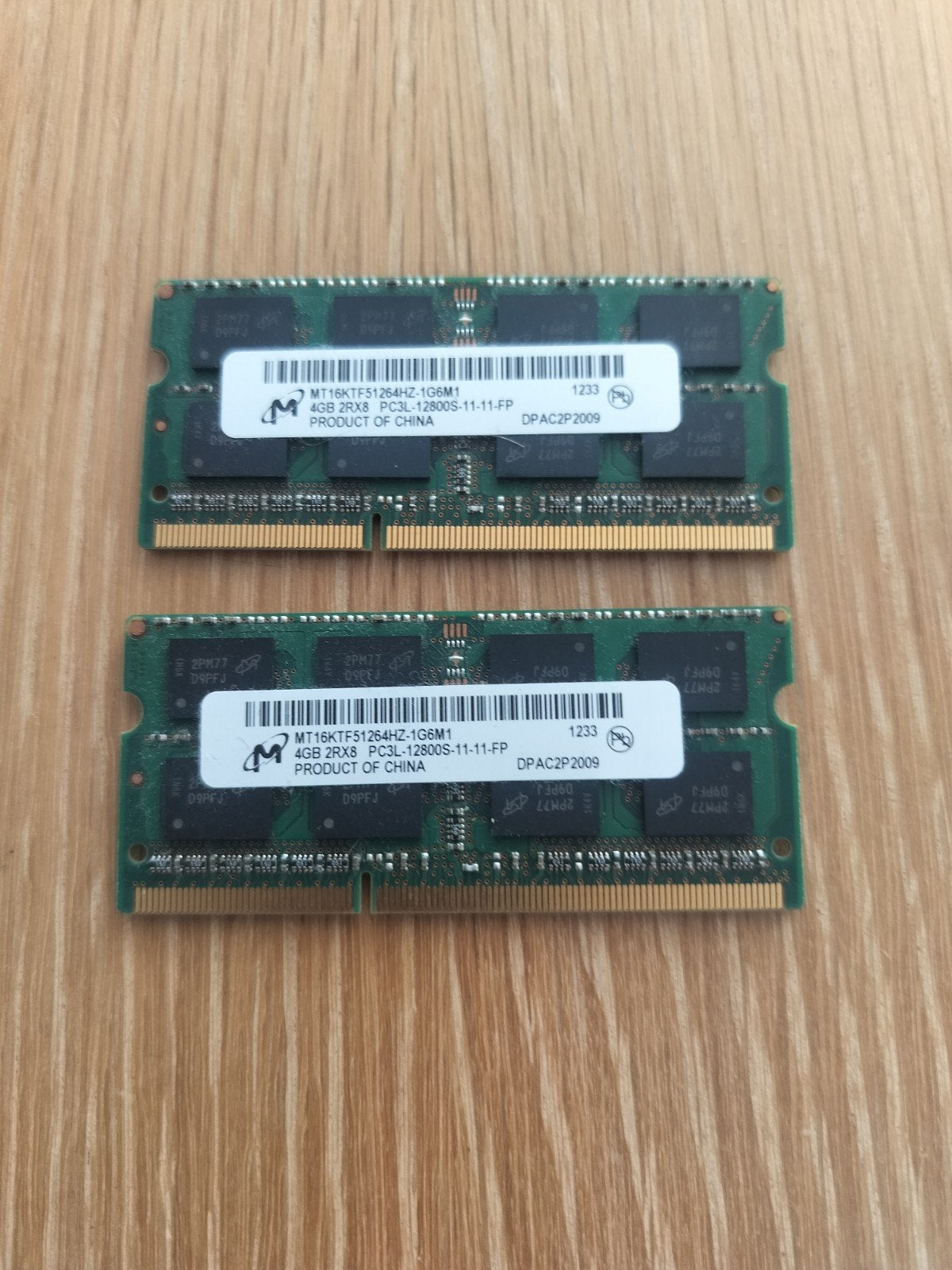 2x 4gb DDR3 so-dimm, Computers en Software, Ophalen of Verzenden, 8 GB