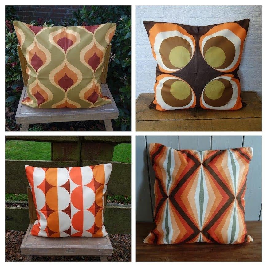 Retro vintage stijl kussenhoezen 45 x 45 cm diverse modellen, Huis en Inrichting, Woonaccessoires | Kussens, Verzenden, Nieuw