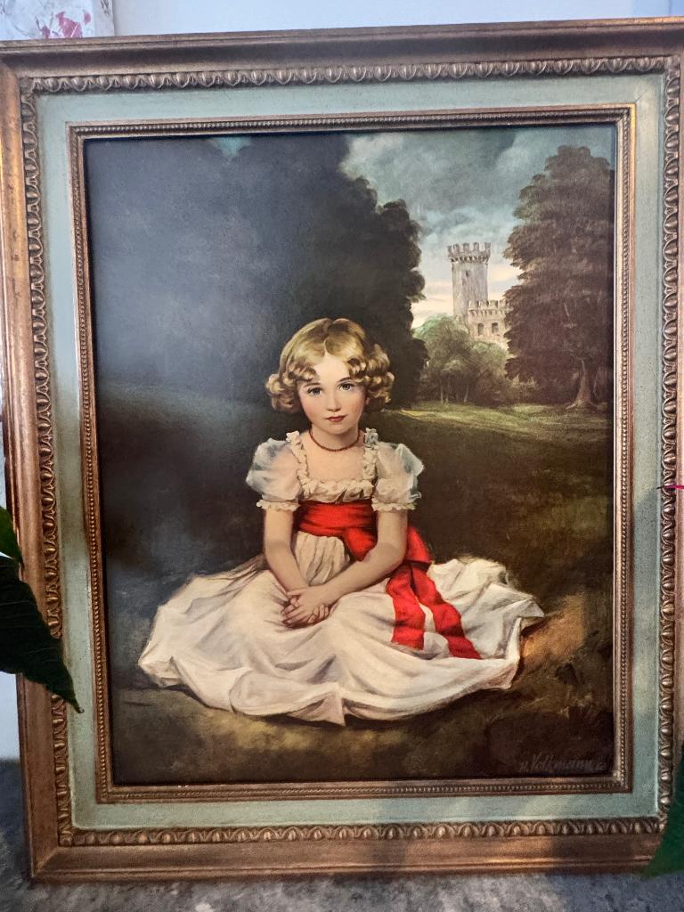 reproductie van Hans Volkmann «Little Princess Girl», Enlèvement ou Envoi