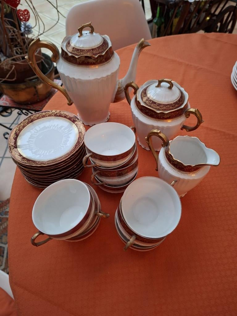 Limoges porseleinen koffieset, Ophalen