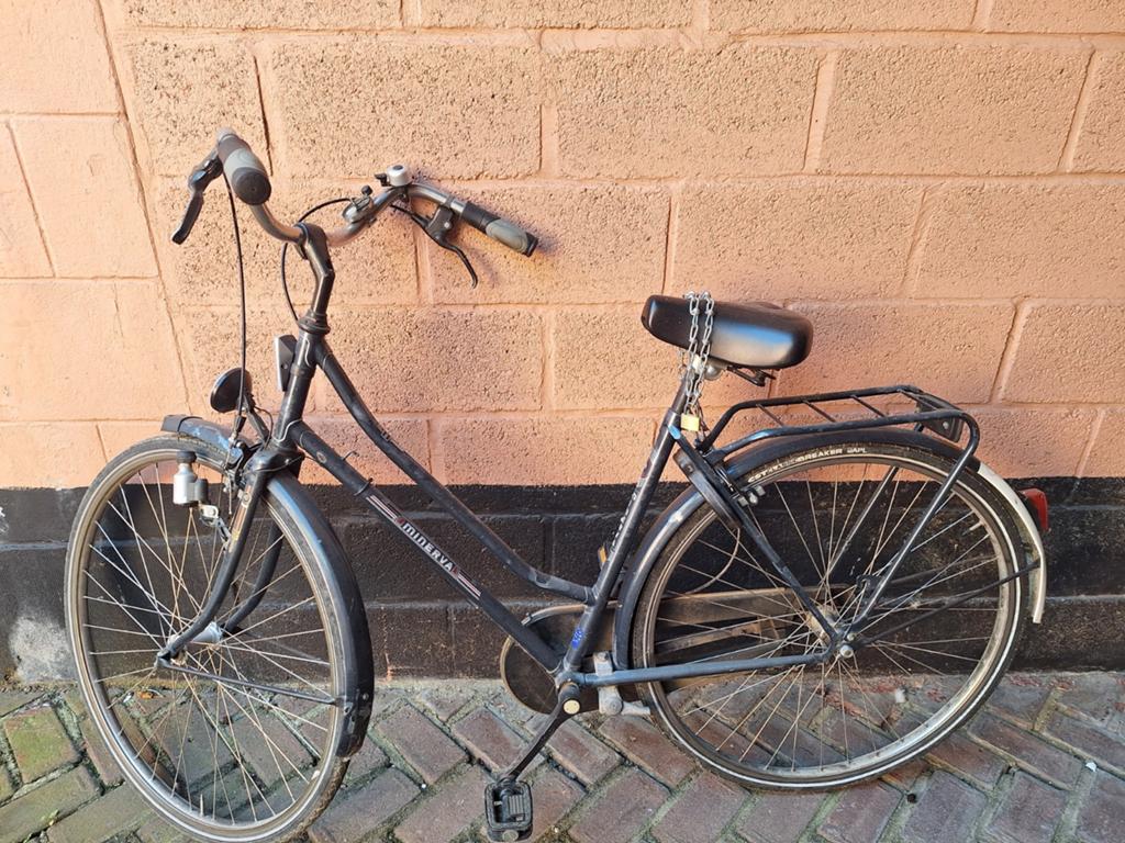 Damesfiets Minerva blauw, Enlèvement
