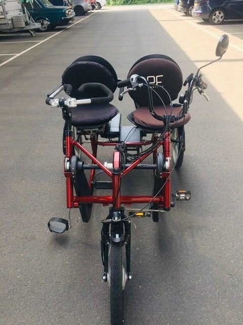 Vélo électrique double côte à côte PF Mobility, Enlèvement ou Envoi, Utilisé