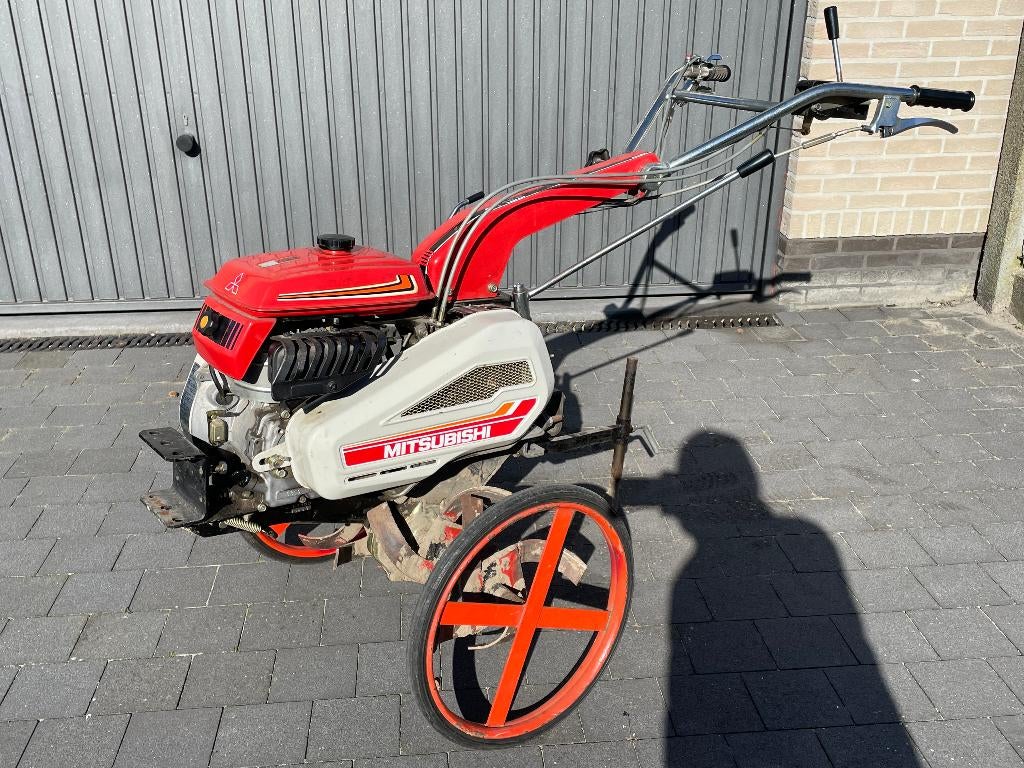Frees Mitsubishi CT155 + ploeg, Doe-het-zelf en Bouw, Gereedschap | Freesmachines, Ophalen, Gebruikt, Benzine, Tuinfrees