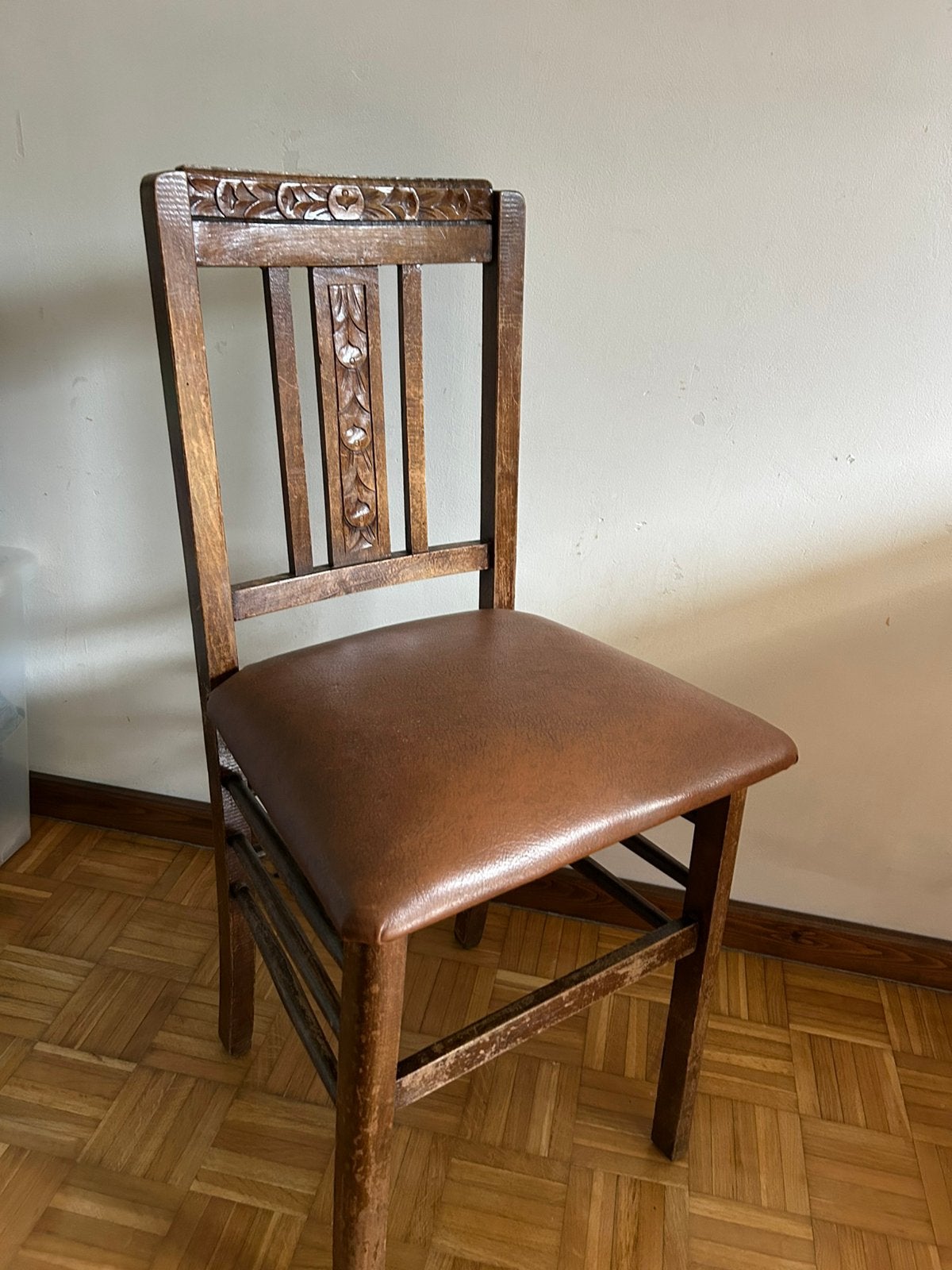 Vintage stoel, Ophalen