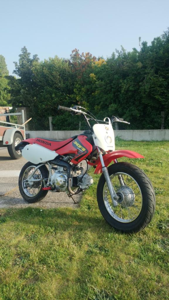 Honda crf 70 b klasse, Enlèvement
