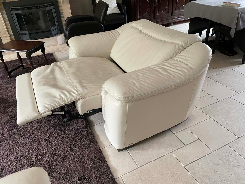 Elektrische relax, Huis en Inrichting, Ophalen, Gebruikt, Eenpersoons, Leer