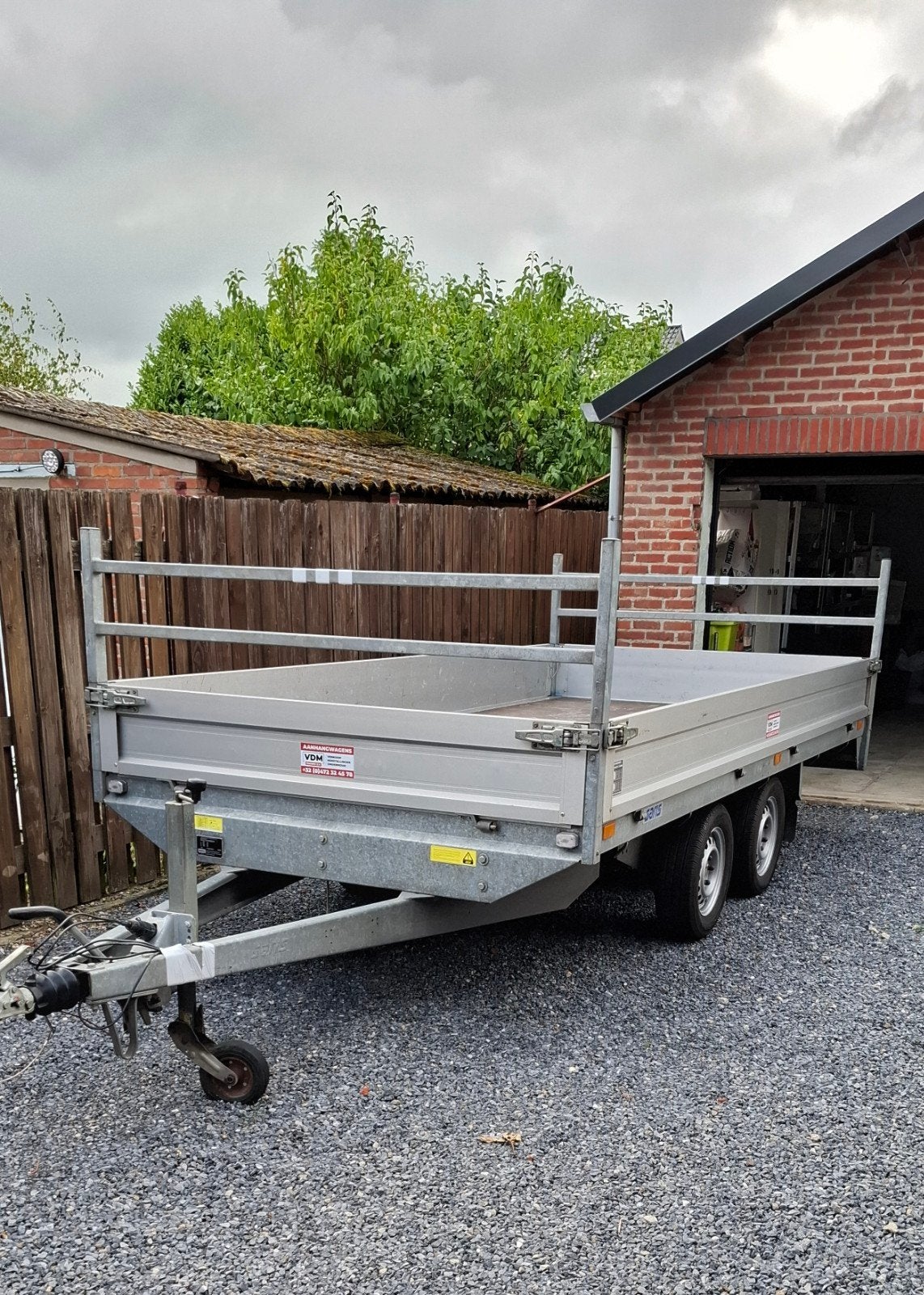 Saris plateau 2000kg, Auto diversen, Aanhangers en Bagagewagens, Ophalen