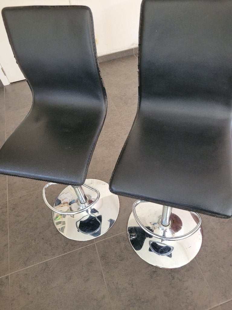 Barkrukken in goede werkende staat, Huis en Inrichting, Ophalen, In hoogte verstelbaar, 2 krukken, Kunststof