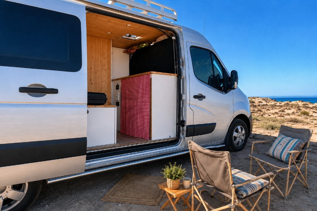 A vendre : Renault Master Camper | Zelfbouw | 14 900€, Caravanes & Camping, Camping-cars, Particulier, jusqu'à 2, Modèle Bus ou Fourgon aménagé