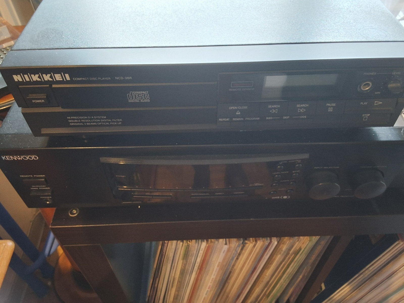 Stereo cd speler platenspeler boxen met afstandbediening., Enlèvement